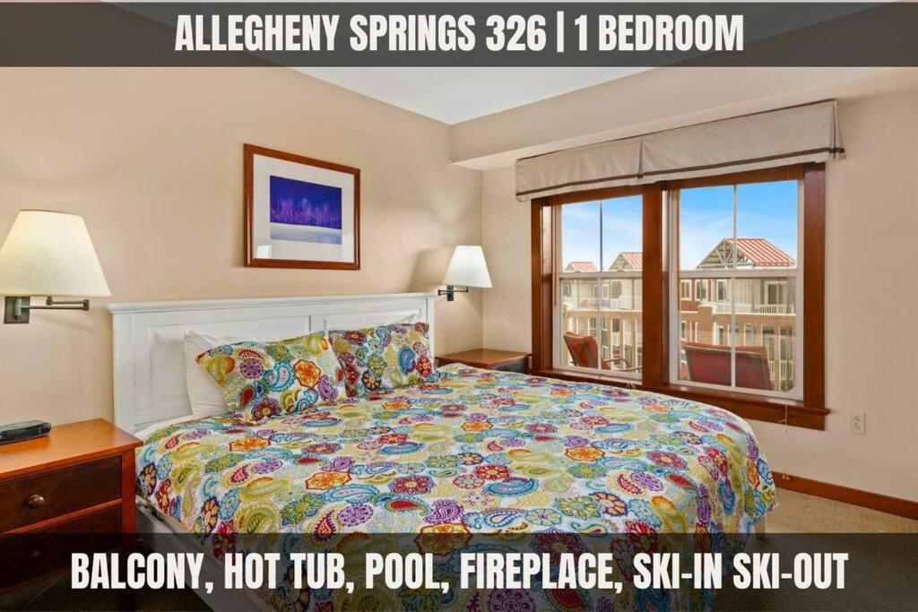 Allegheny Spring 326, Ski In Out, Pool Hottub Snowshoe Exterior foto